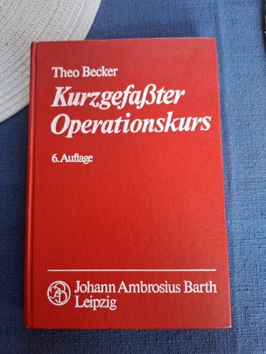 Kurzgefaßter operationkurs - operationkurs, 6