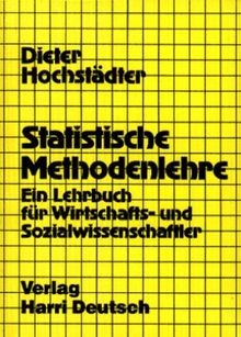 Statistische methodenlehre - statistische,