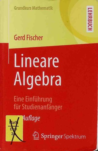 Lineare algebra eine - algebra, :