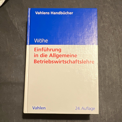 Vahlen einführung die - vahlen,