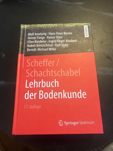 Lehrbuch der bodenkunde - bodenkunde, 17